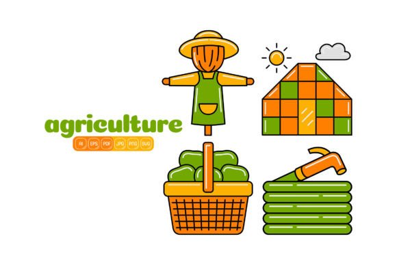 Agriculture Vector Pack 02: Graphics & Icons for Digital Sellers