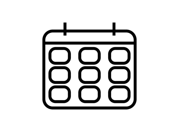 Calendar Date Graphics and Icons