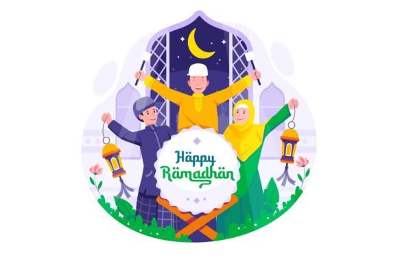 Celebrate Ramadan Kareem Illustration Graphics