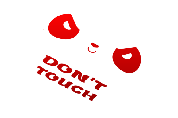 Don't Touch SVG: Graphics for T-Shirt Designs