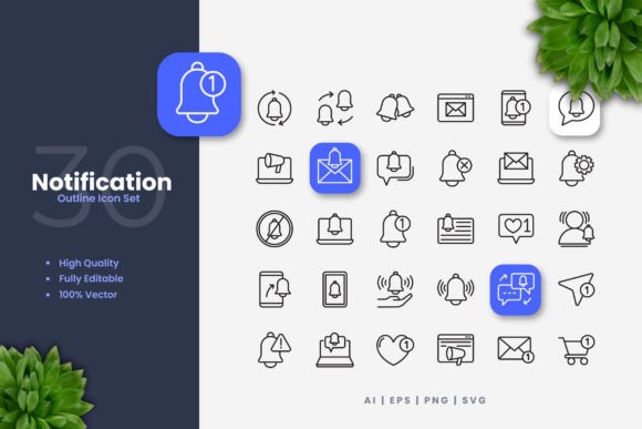 Notification Icons Graphics