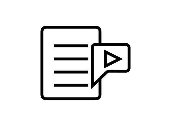 Video Message Graphics and Icons